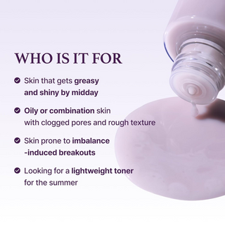 I'm from Black Rice Toner dispensed on surface