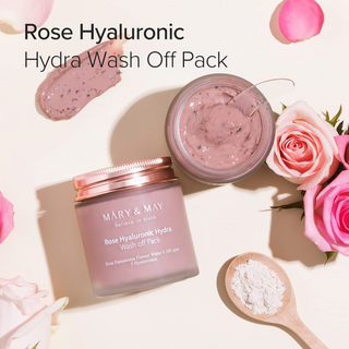 Mary&May Vegan Rose Hyaluronic Hydra Wash Off Mask 125g Mary&May