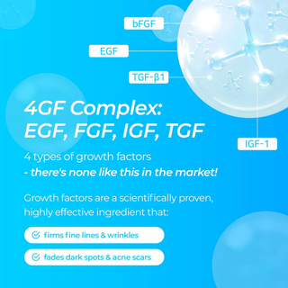 close-up of a 4GF Complex with growth factors