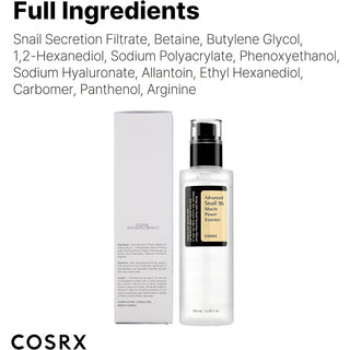 COSRX Advance Snail 96 Mucin Power Essence 100 mL Full Ingredients