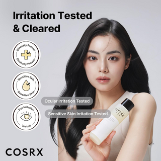 woman holding COSRX PEPTIDE 132 Hair Bonding Shampoo