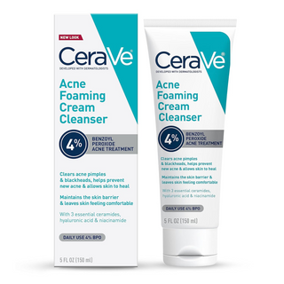 CeraVe Acne Foaming Cream Cleanser 150mL tube