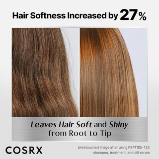 side-by-side comparision of rough and smooth hair