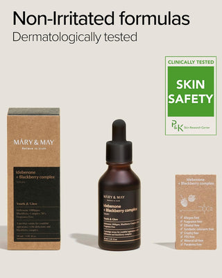 Mary&May Idebenone + Blackberry Complex Serum, 30ml