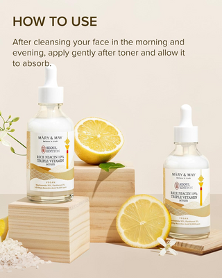 Mary&May SEOUL EDITION Rice Niacin 10% Triple Vitamin Serum 80mL Mary&May