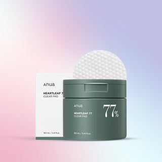 Anua Heartleaf 77+ PHA Clear Pad 70 Pieces Box And Bottle