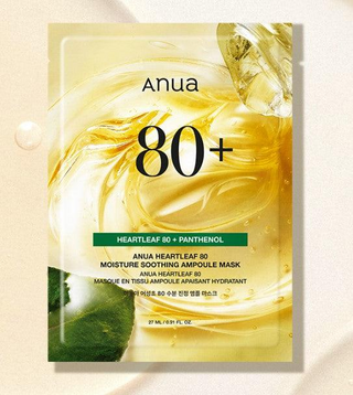 Anua Heartleaf 80+ Moisture Soothing Ampoule Mask Anua