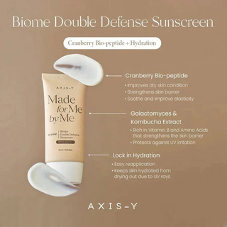 AXIS-Y Biome Double Defense Sunscreen Size 50mL / 1.69 fl.oz. AXIS-Y