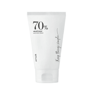 Anua Heartleaf 70% Soothing Cream tube