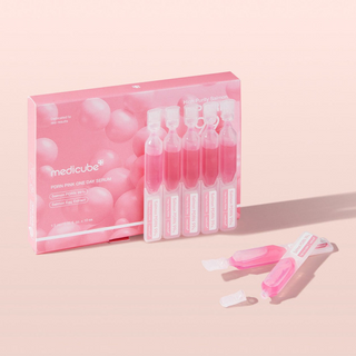 medicube PDRN Pink One Day Serum (10ea) with box packaging