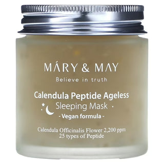 Mary & May Calendula Peptide Ageless, Sleeping Beauty Mask, 3.88 oz (110 g)