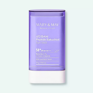 Mary&May Vegan Peptide Bakuchiol Sun Stick SPF50+ PA++++ 18g Mary&May