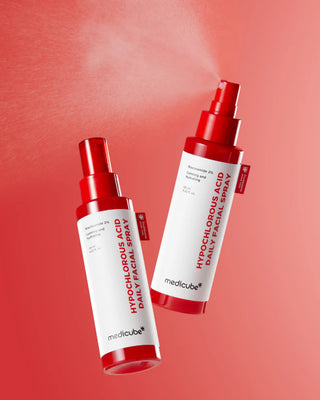 two Medicube Hypochlorous Acid daily facial spray 125ml 4.22fl.oz bottles