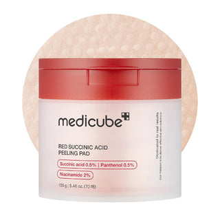 medicube Red Succinic Acid Peeling Pads 155g (70 Pads) MediCube