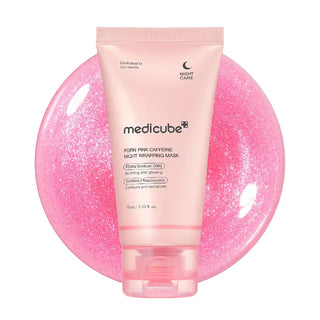 medicube PDRN Caffeine Wrapping Mask tube
