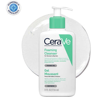 CeraVe Foaming Cleanser for Normal to Oily Skin 236mL
