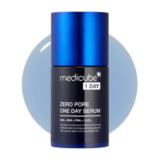 a bottle of medicube zero pore one day serum