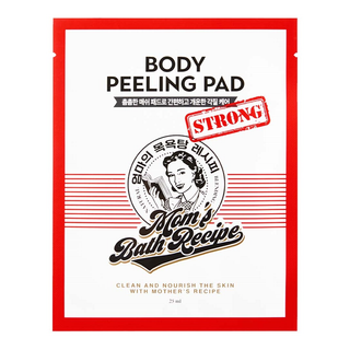 Mom’s Bath Recipe Body Peeling Pad Strong packaging