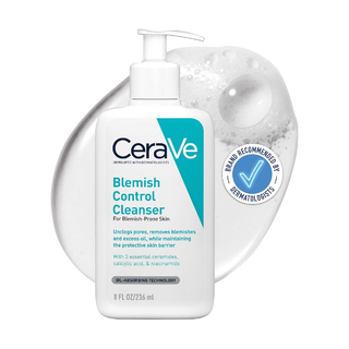 CeraVe Blemish Control Face Cleanser for Blemish-Prone Skin 236mL
