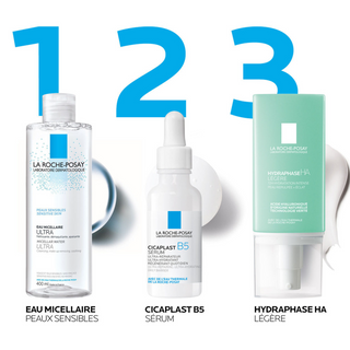 3 variants of LA ROCHE POSAY Hydraphase HA Light Set