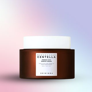 a jar of SKIN1004 Madagascar Centella Probio-Cica Enrich Cream