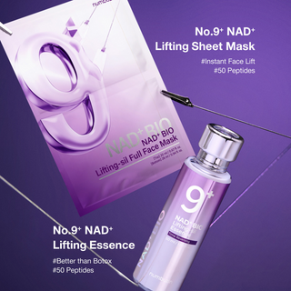 numbuzin No.9 NAD BIO Lifting sheet mask and lifting essence