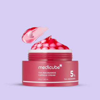 a jar of Medicube TXA + Niacinamide 5% Capsule Cream 55g