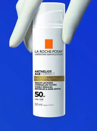 50 ml pump bottle of LA ROCHE-POSAY Anthelios Age-Correct SPF50