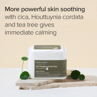 Mary & May CICA Houttuynia Tea Tree Calming Mask 30Pcs