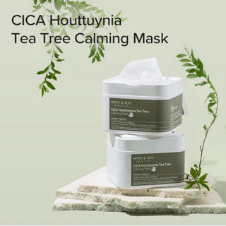 Mary & May CICA Houttuynia Tea Tree Calming Mask 30Pcs