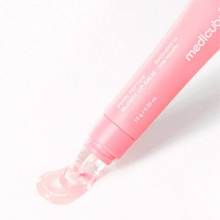 Medicube PDRN Peptide Glossy Lip Balm dispensed out on a surface