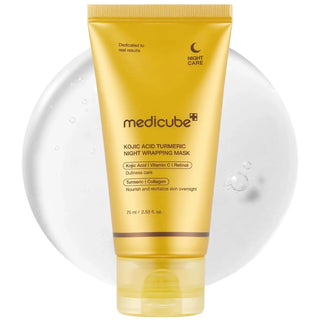 Tube of Medicube Kojic Acid Turmeric Night Wrapping Mask