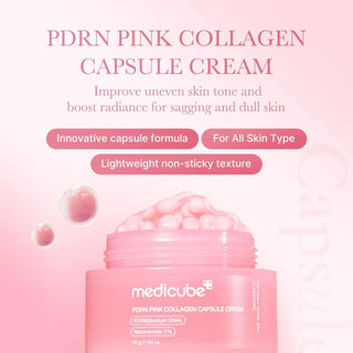 Medicube PDRN Pink Collagen Capsule Cream jar