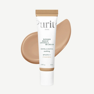 PURITO SEOUL Wonder Releaf Centella BB Cream with product swatch