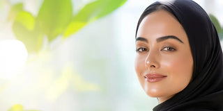 hijabi woman smiling