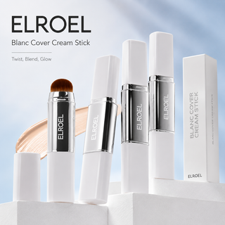 ELROEL Blanc Cover Cream Stick Korean makeup with detachable brush in Dubai UAE
