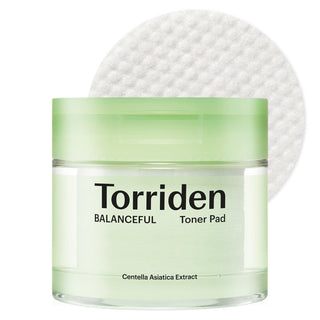 Torriden Balanceful Cica Toner Pads 180ml, Pack of 60.