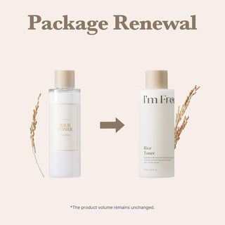I’m From Rice Toner 150ml with 77.78% Yeoju Rice Extract and Niacinamide for hydration, brighter-looking skin and radiant Korean skincare in UAE.