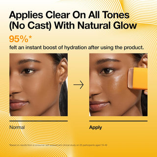 Anua Invisible Glow Finish Sunscreen Stick SPF50+ PA++++ 18g hydrating Korean sun stick with Panthenol, Ceramide and Hyaluronic Acid for no-white-cast dewy UV protection in UAE.