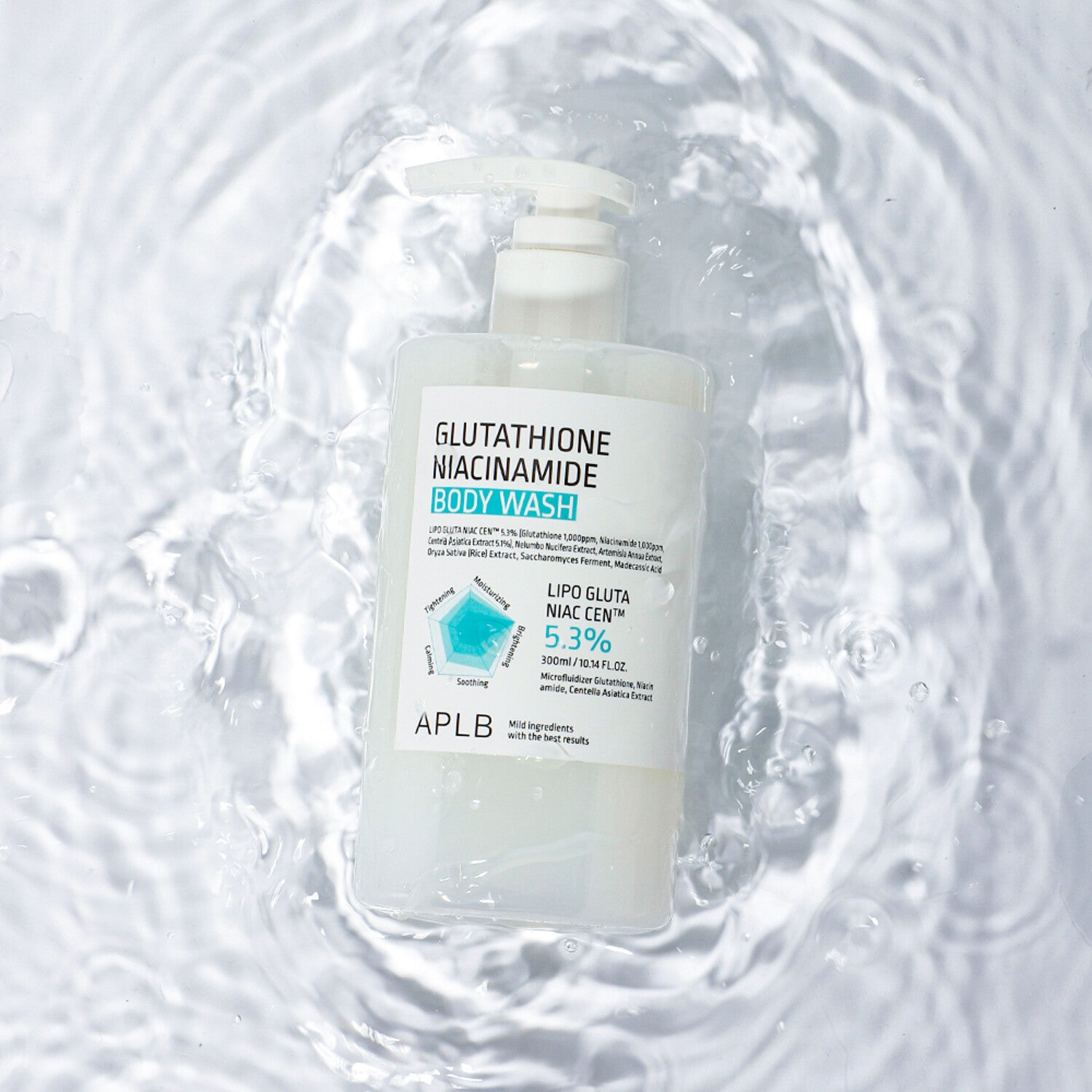 APLB Glutathione Niacinamide Body Wash 300mL MystiGlam APLB Glutathione Niacinamide Body Wash 300mL MystiGlam