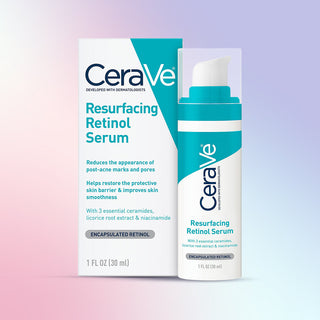 Cerave Resurfacing Retinol Serum With Ceramides & Niacinamide For Blemish-Prone Skin 30Ml