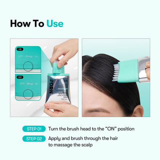 VT PDRN Reedle Shot Brush Hair Serum 100ml with PDRN, Caffeine, CICA REEDLE and built-in scalp brush for cooling, exfoliating and volumizing scalp care in UAE.