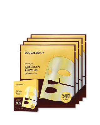 EQQUALBERRY Collagen Glow Up Mask 30g x 4 Sheets