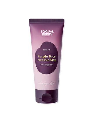 EQQUALBERRY Purple Rice Pore Purifying Pack Cleanser 130g