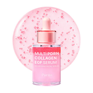 PURITO SEOUL Multi PDRN Collagen EGF Serum 30ml Korean nourishing facial serum with PDRN, Collagen, EGF, Centella Asiatica and Ceramide for hydration, firmness and radiant-looking skin in UAE.