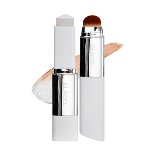 ELROEL Blanc Cover Cream Stick Foundation 13g color-changing Korean stick foundation with buildable coverage, built-in blending brush and radiant finish available in UAE.