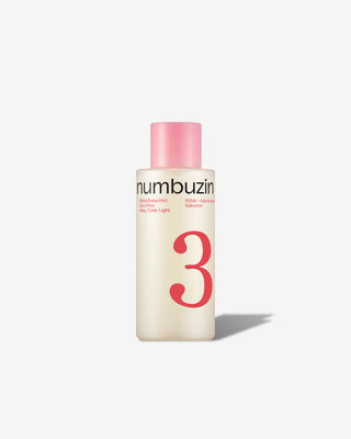 Numbuzin No.3 Bifida Bakuchiol Zero Pore Milky Toner Light 200ml with Bifida, Galactomyces, Bakuchiol and Kojic Acid for pore refining, hydration and sensitive skin care in UAE.