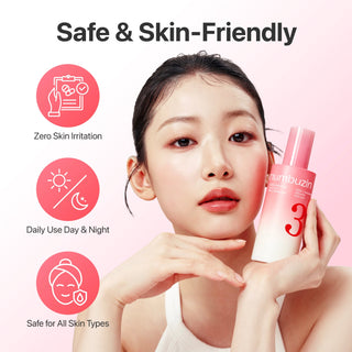 Numbuzin No.3 Bifida Bakuchiol Zero Pore Milky Moisturizer 150ml with Bifida, Galactomyces, Bakuchiol and Kojic Acid for pore care, hydration and smoother-looking skin in UAE.