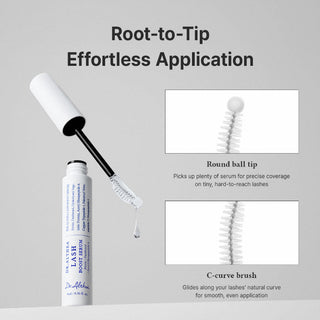 Dr. Althea Lash Boost Serum 9ml vegan Korean eyelash serum with Biotin, Panthenol and 12 Peptides for hydrating, strengthening and denser-looking lashes in UAE.