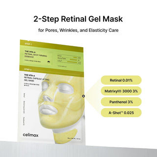 Celimax The Vita-A Retinal Shot Tightening 2-Step Gel Mask 4EA